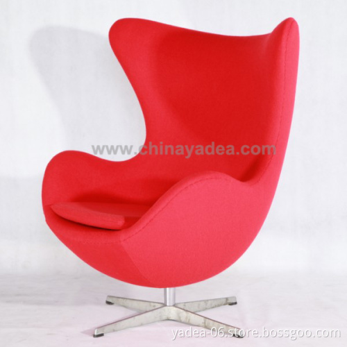 Modern leisure chair egg chair for hotel interior design